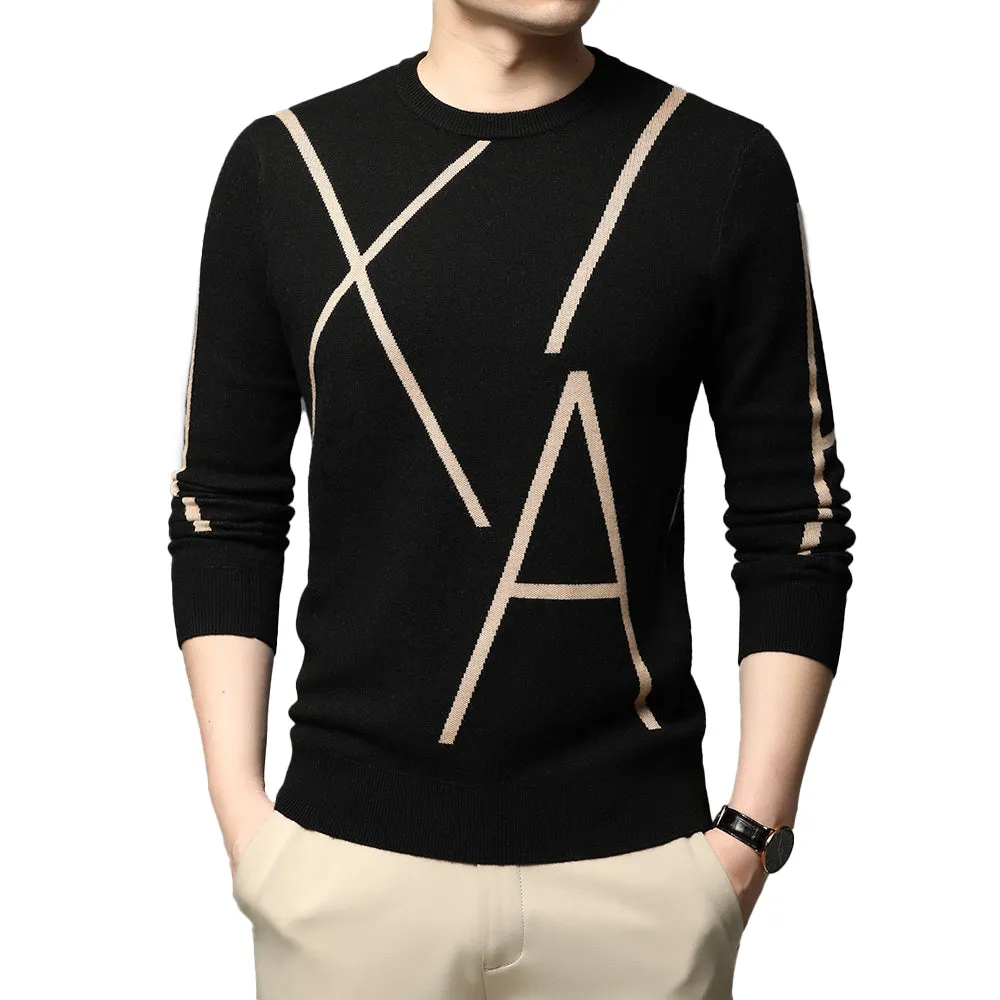 2022 New Fashion Brand Knit High End Designer Winter Wool Pullover