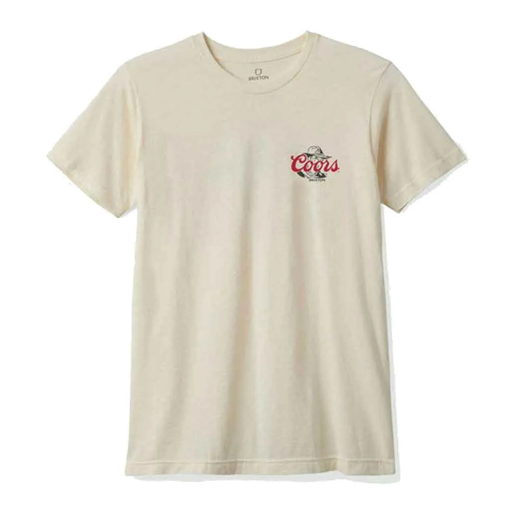 Brixton x Coors Wayne S/S Tee - Natural