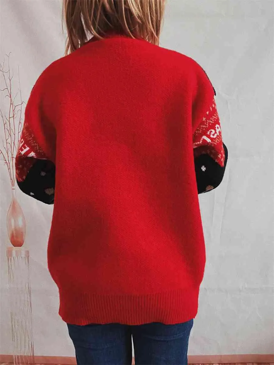 Cheerful Holiday Knit Pullover