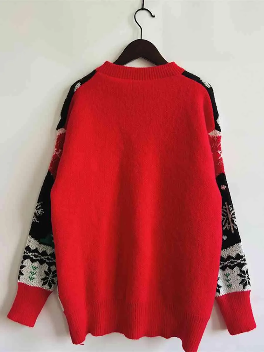 Cheerful Holiday Knit Pullover