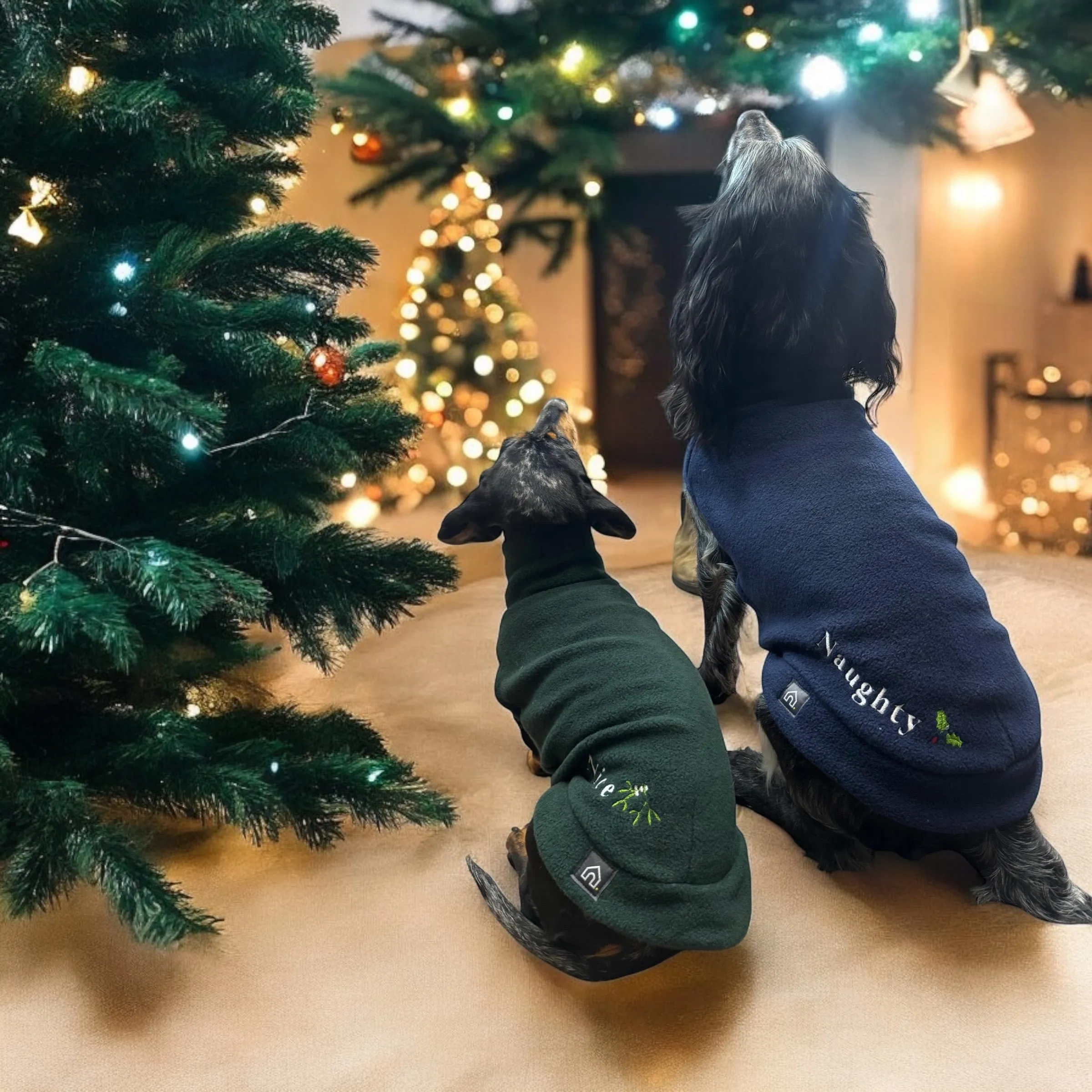 Christmas Dog Fleece Jumper