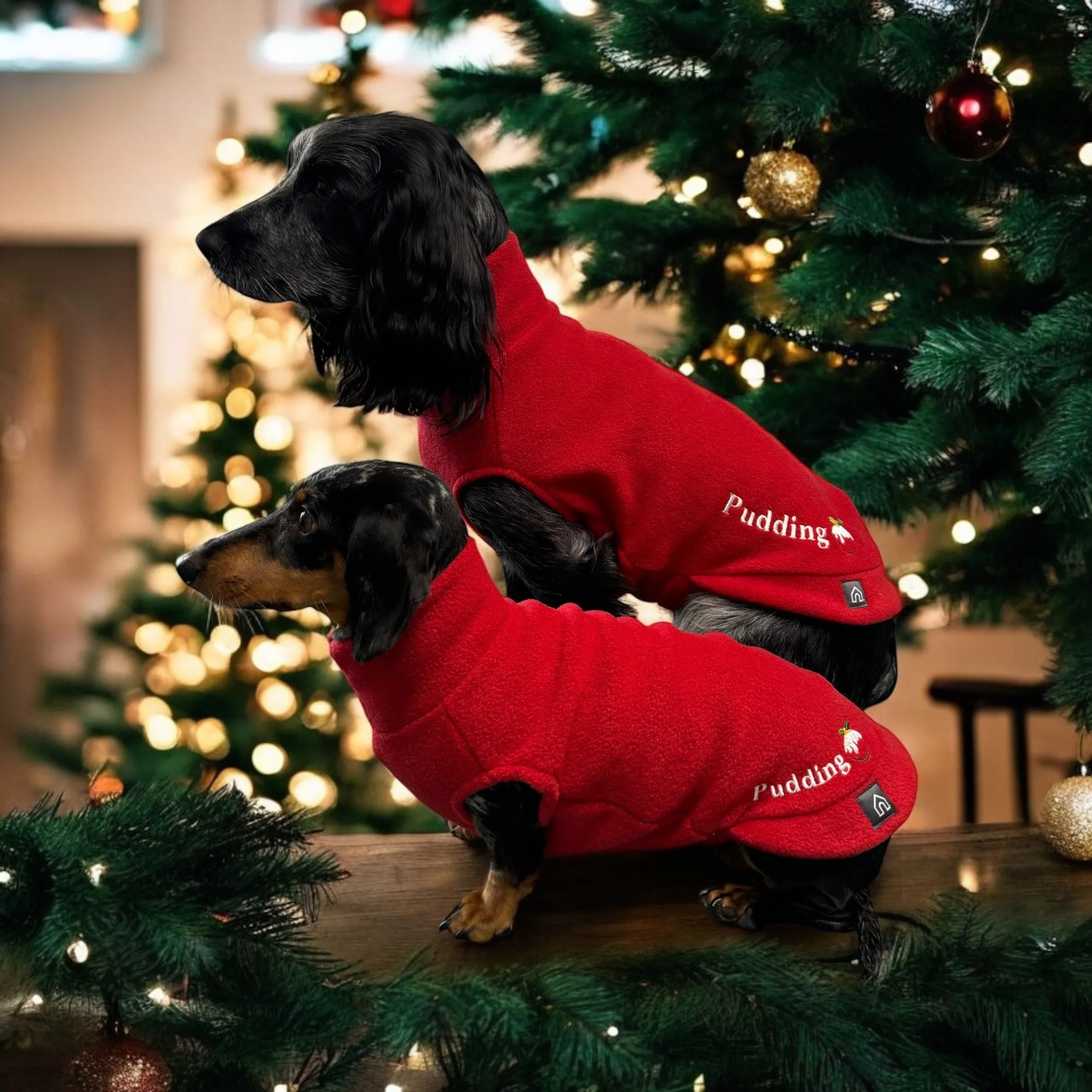 Christmas Dog Fleece Jumper