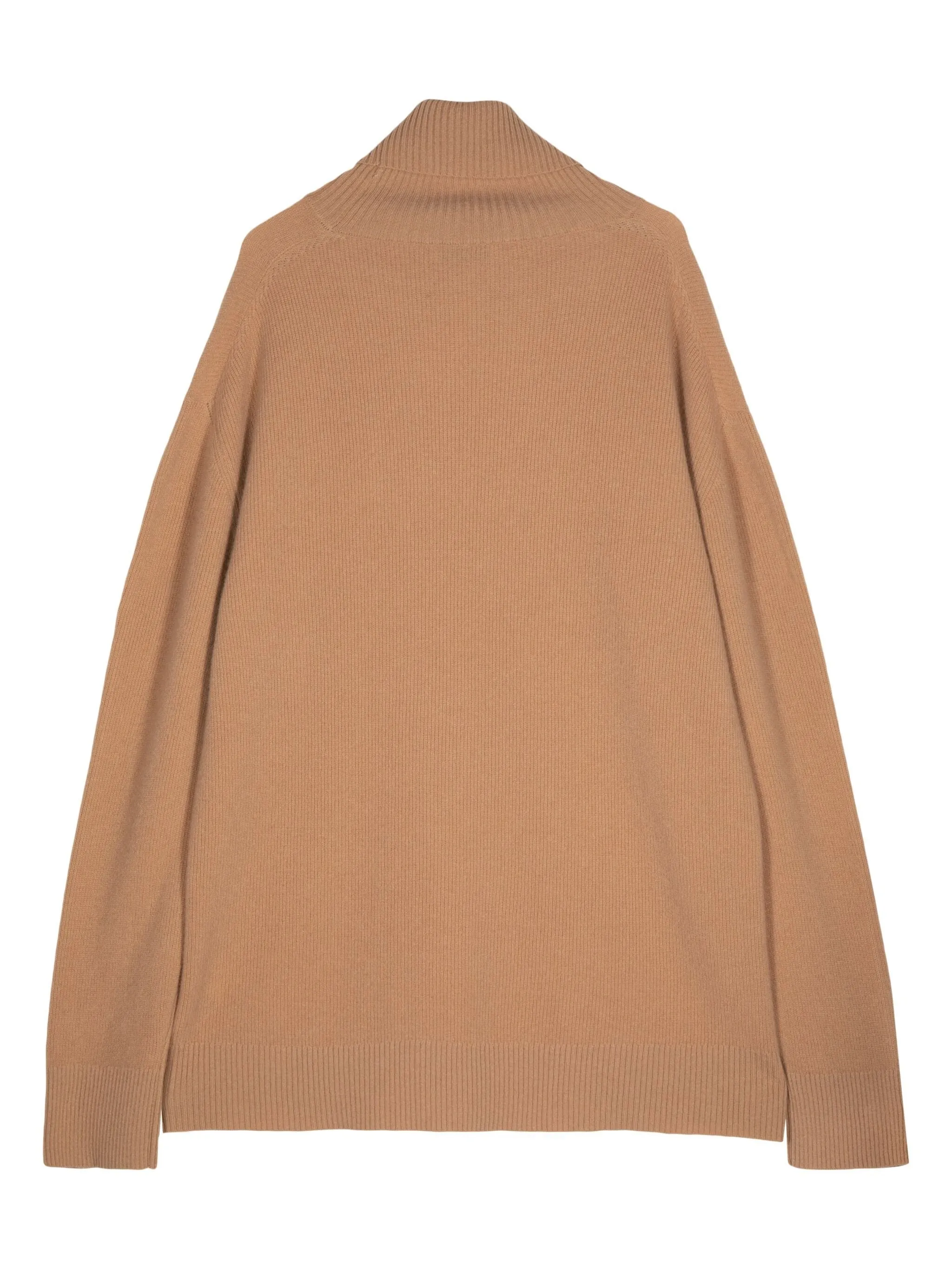 COLLO ALTO ROLL-NECK RIBBED JUMPER