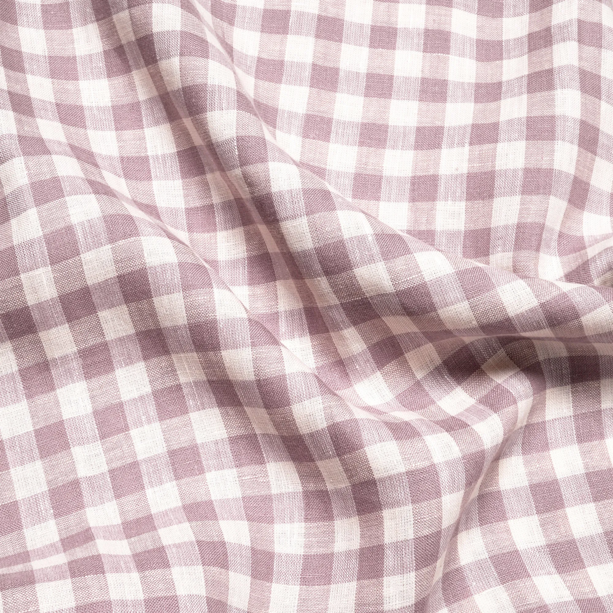 Elderberry Gingham Linen Night Shirt