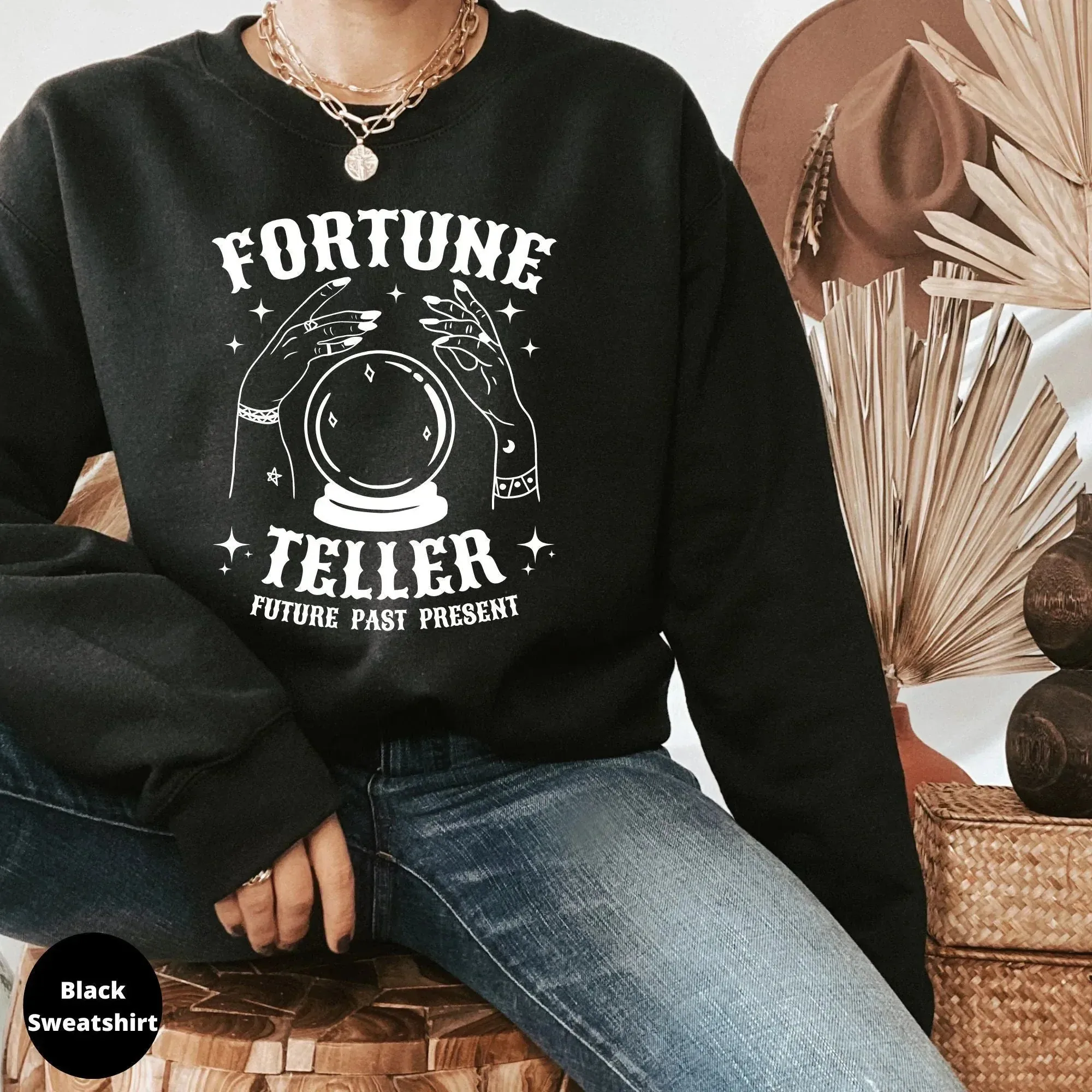 Fortune Teller Shirt, Halloween Sweater