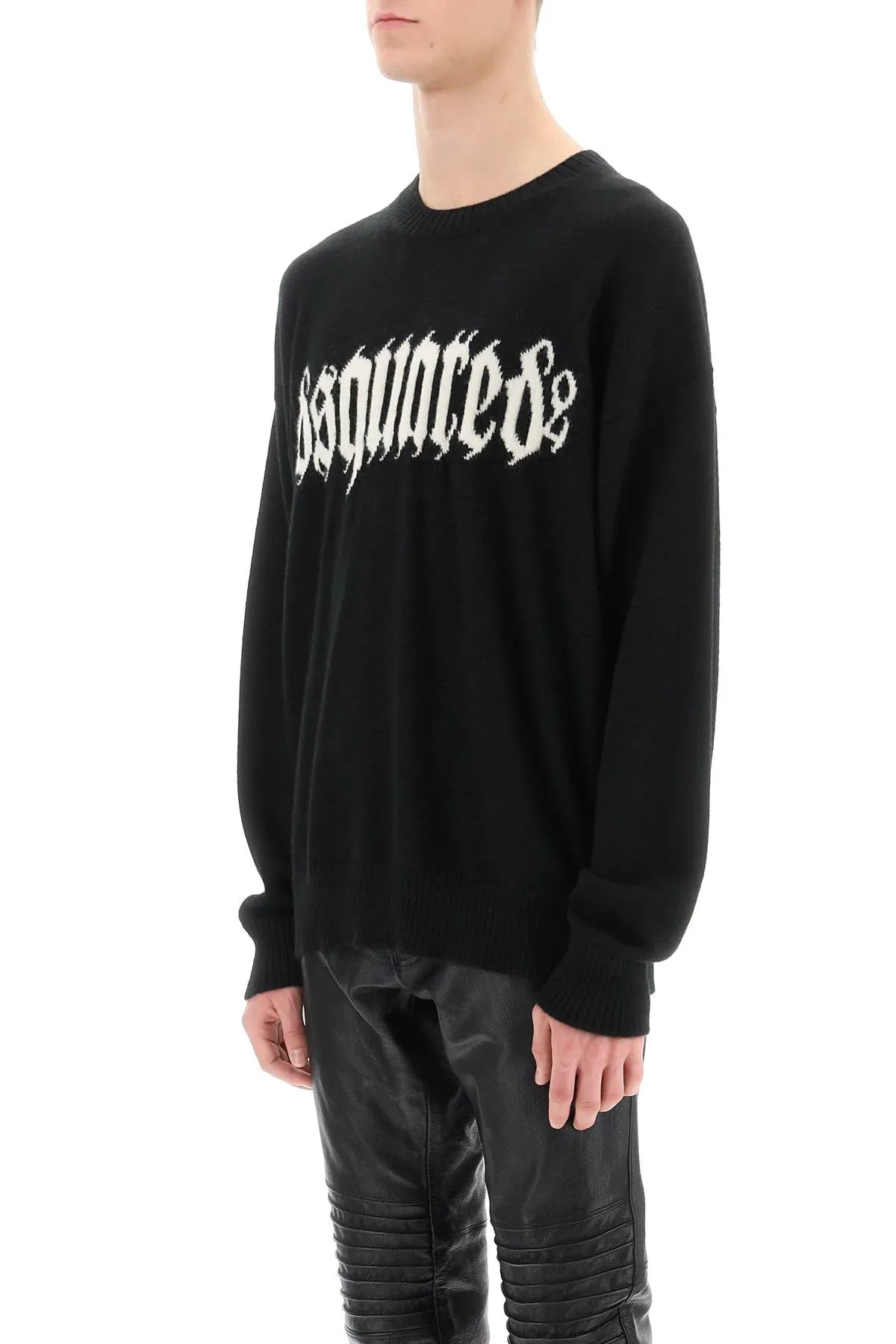 gothic logo sweater