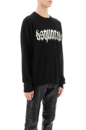 gothic logo sweater