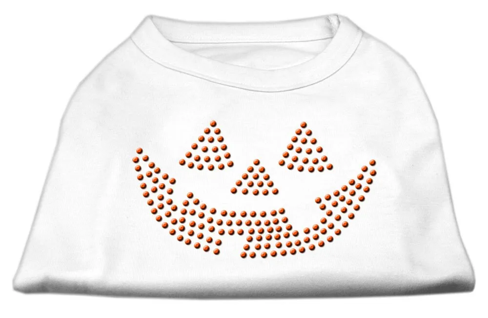 Halloween Pet Dog & Cat Shirt Rhinestone, "Jack O' Lantern"