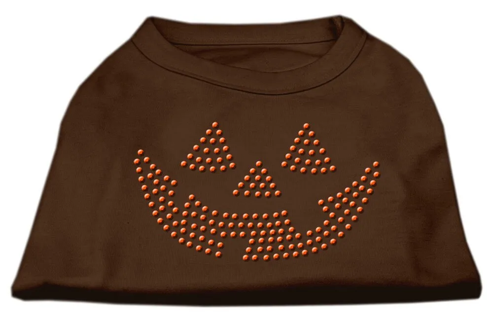 Halloween Pet Dog & Cat Shirt Rhinestone, "Jack O' Lantern"