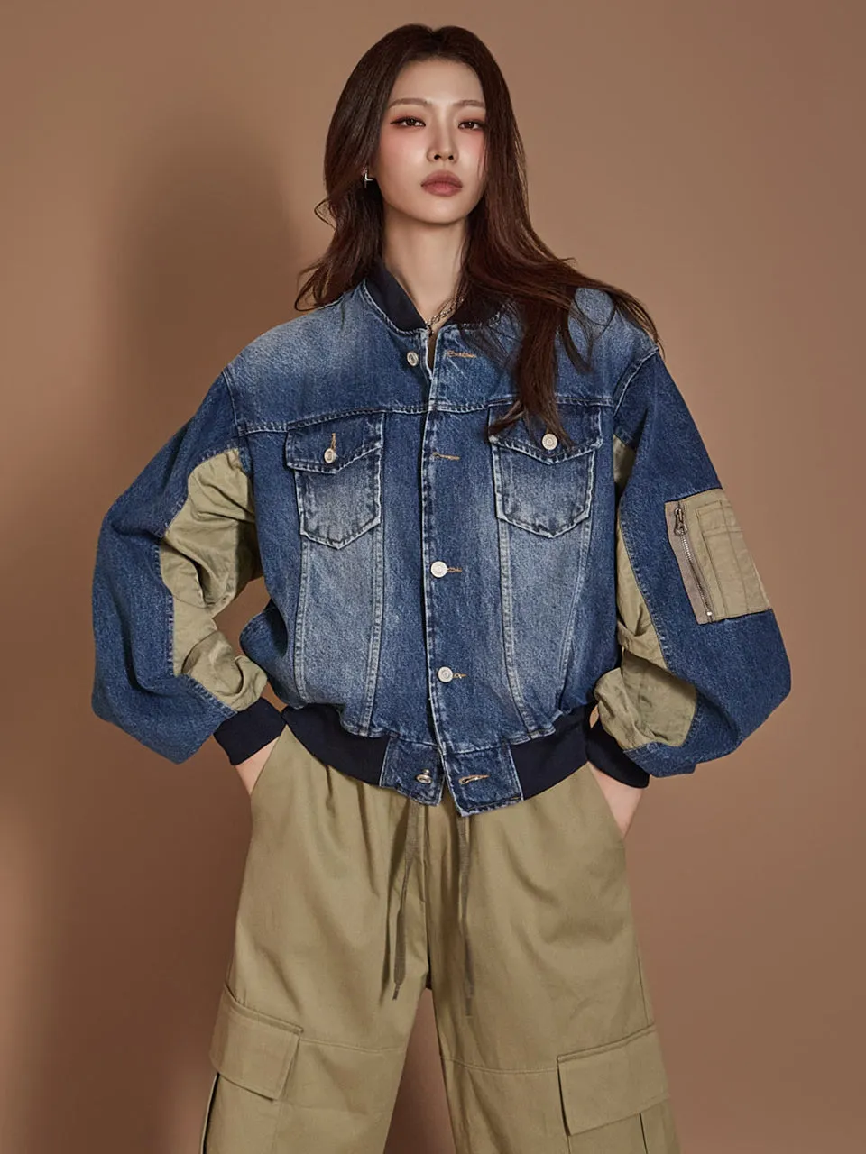 J2404 Denim Blouson jacket