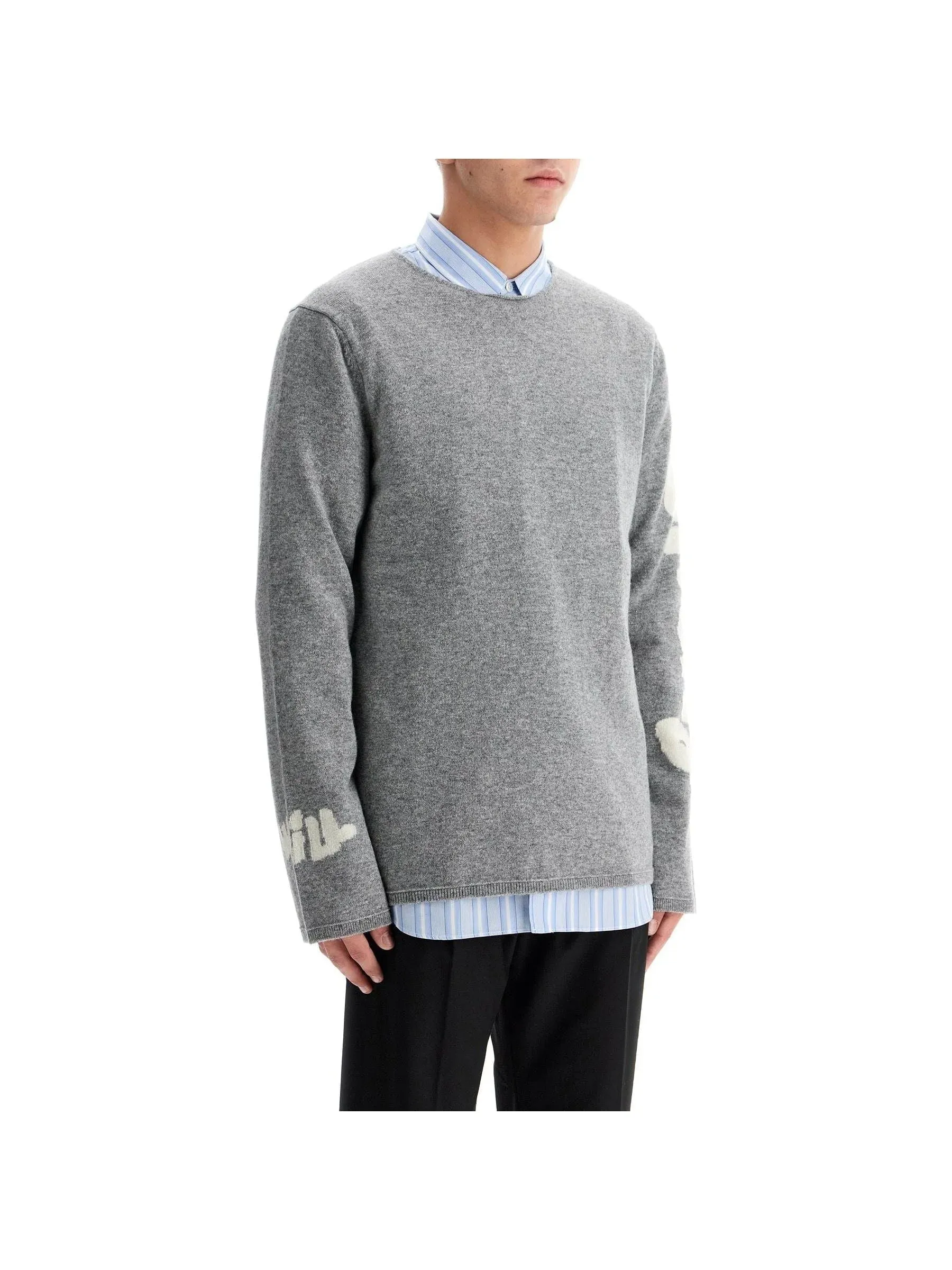 Jacquard Wool Sweater