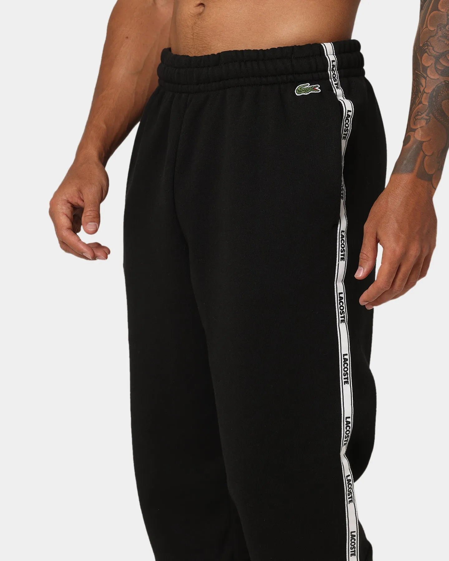 Lacoste Lifestyle Side Tape Pants Black