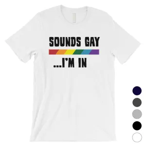 LGBT Sounds Gay Rainbow Mens Shirt