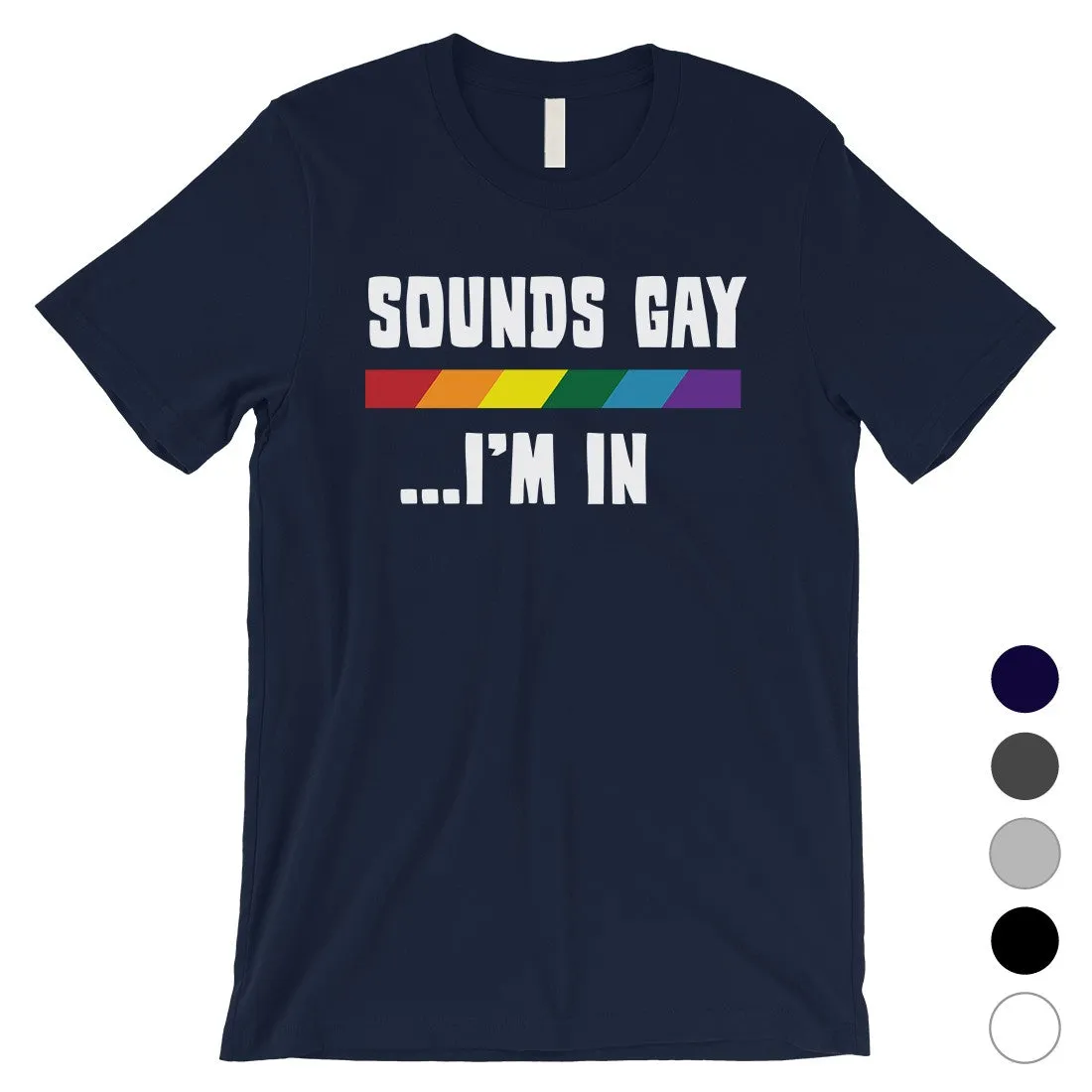 LGBT Sounds Gay Rainbow Mens Shirt