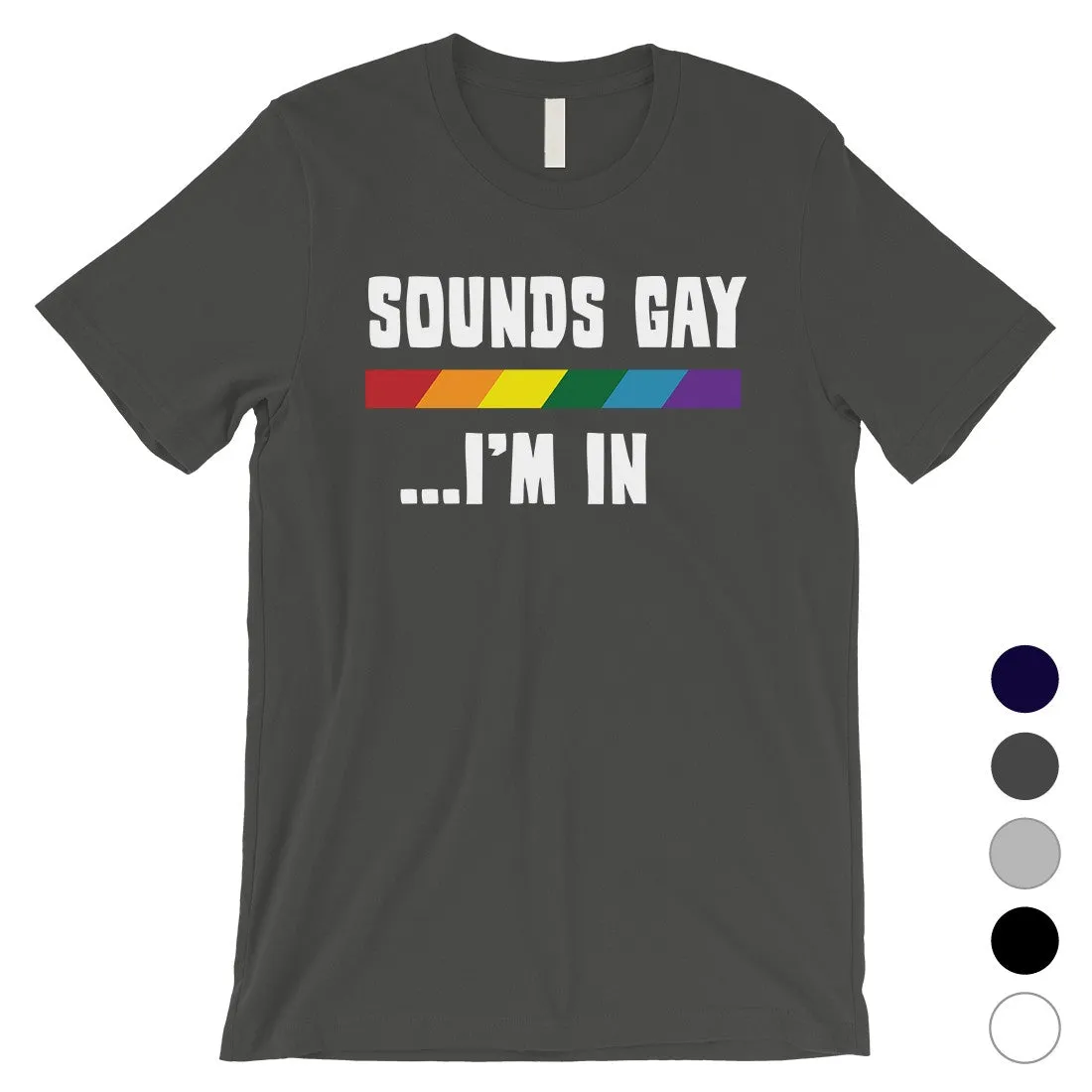 LGBT Sounds Gay Rainbow Mens Shirt