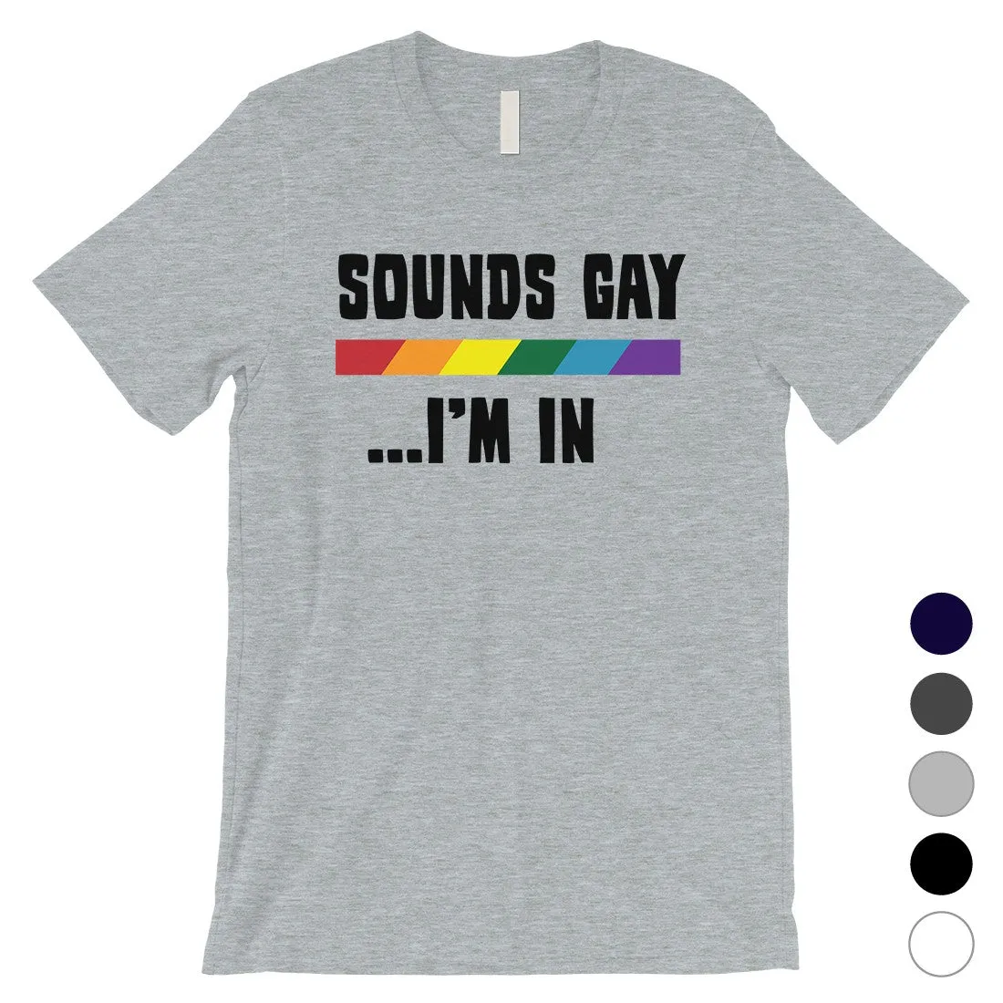 LGBT Sounds Gay Rainbow Mens Shirt