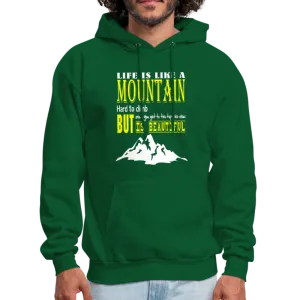 Life Is Like A Mountain Men's Hoodie