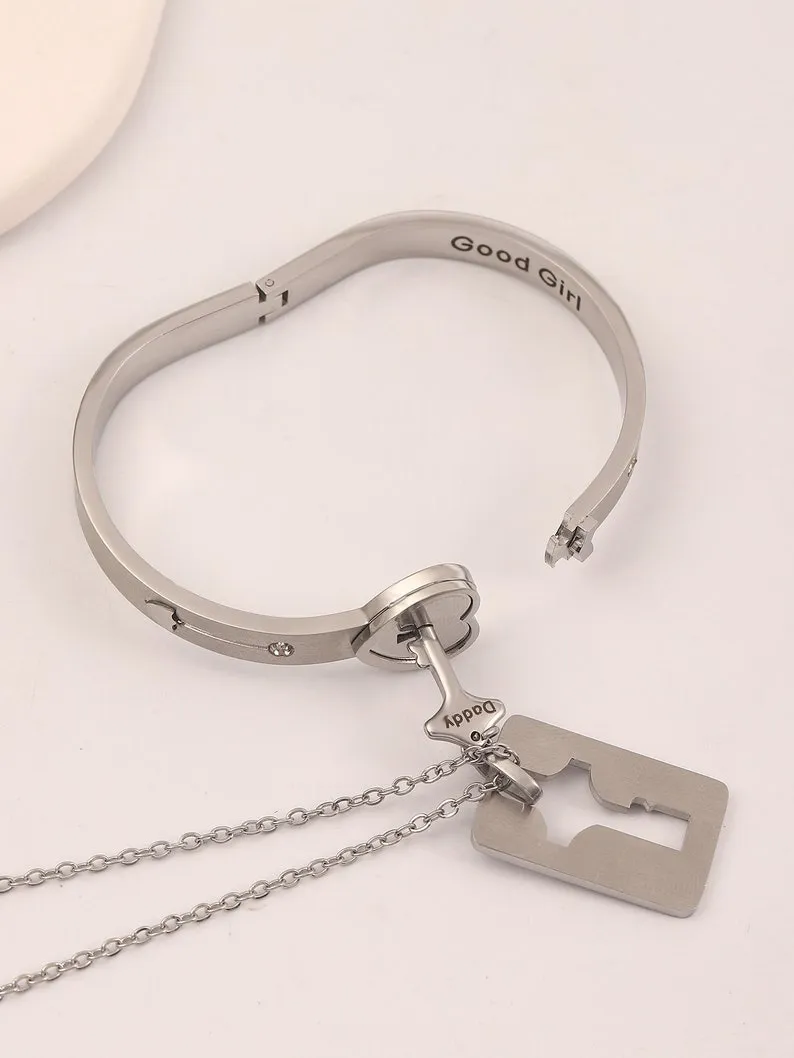 Locking Love Bracelet 925 Silver