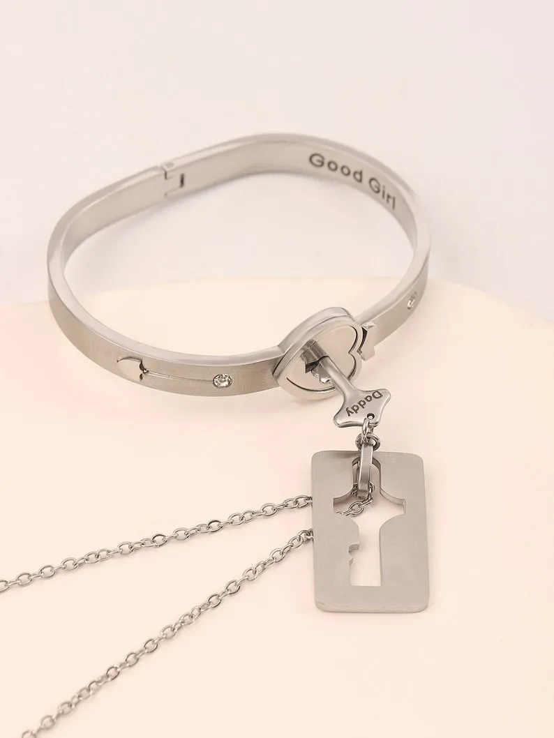 Locking Love Bracelet 925 Silver