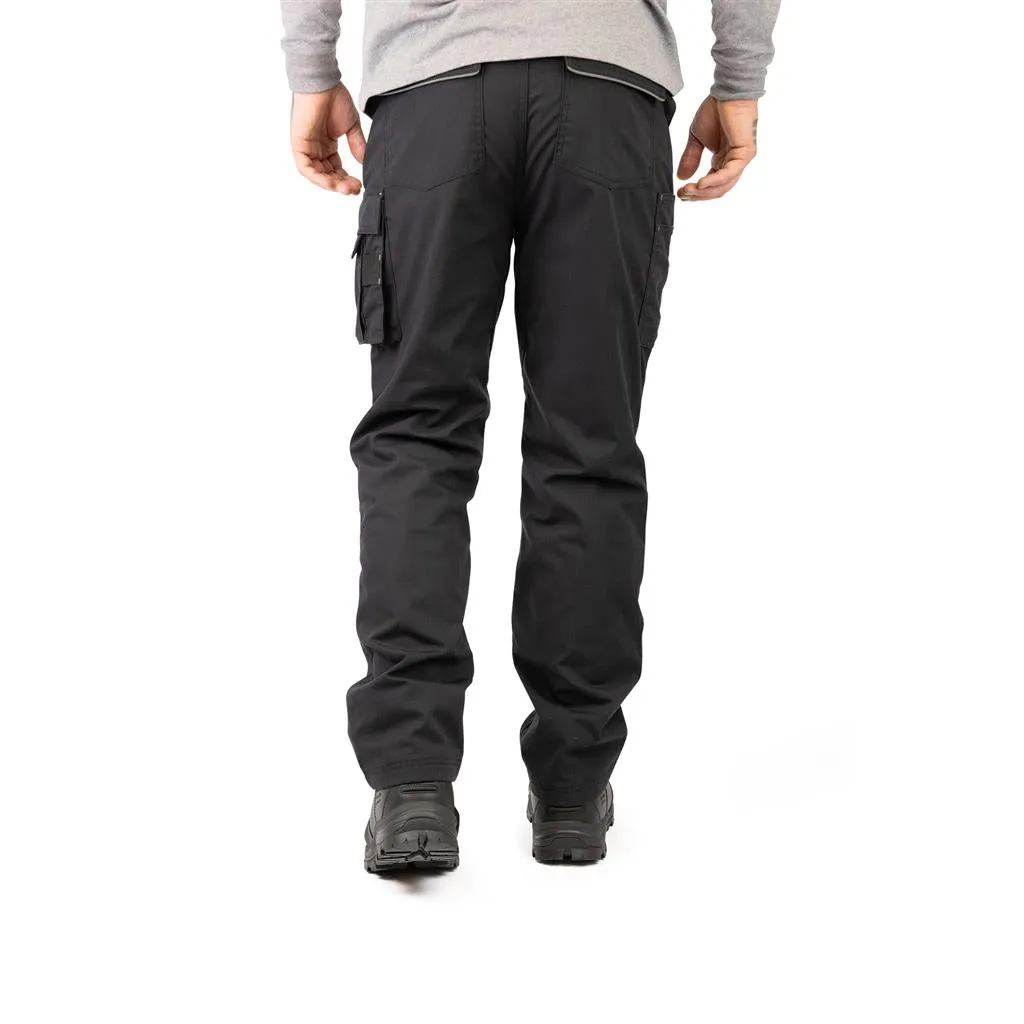 Lynx Brown/Grey/Camouflage Ripstop Fleece Lined Cargo Work Pant