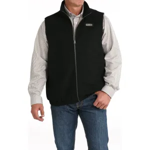 MEN'S CINCH WOOLY CONCEALED CARRY WESTERN VEST - BLACK