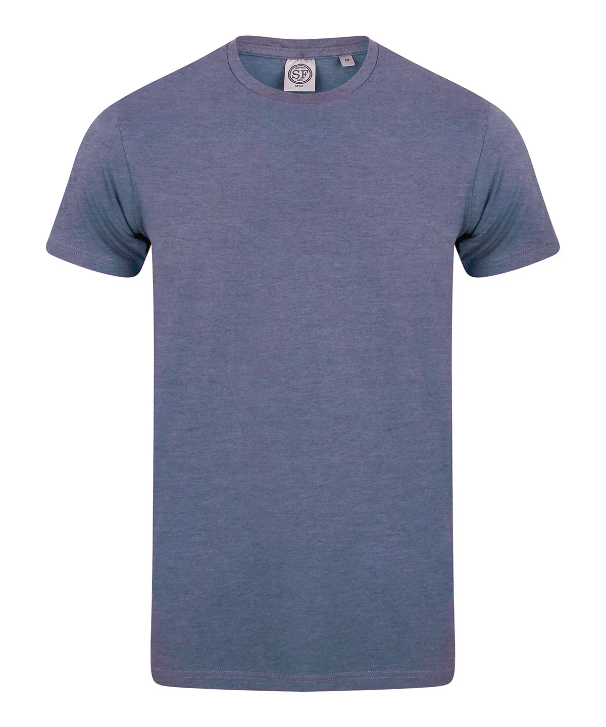 Mens feel good stretch t-shirt | Heather Navy