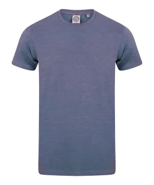 Mens feel good stretch t-shirt | Heather Navy