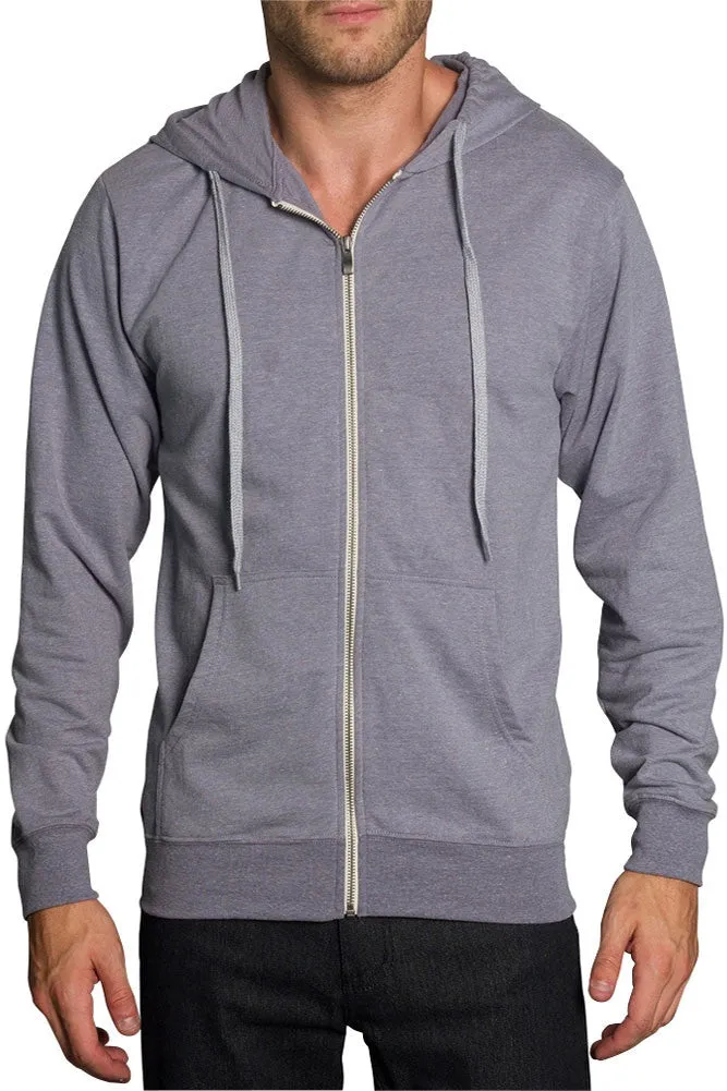 Men's French Terry Zip Down Hoodie