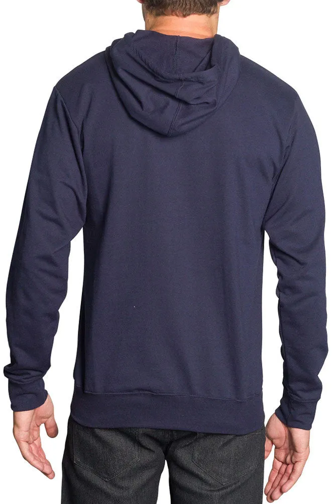 Men's French Terry Zip Down Hoodie