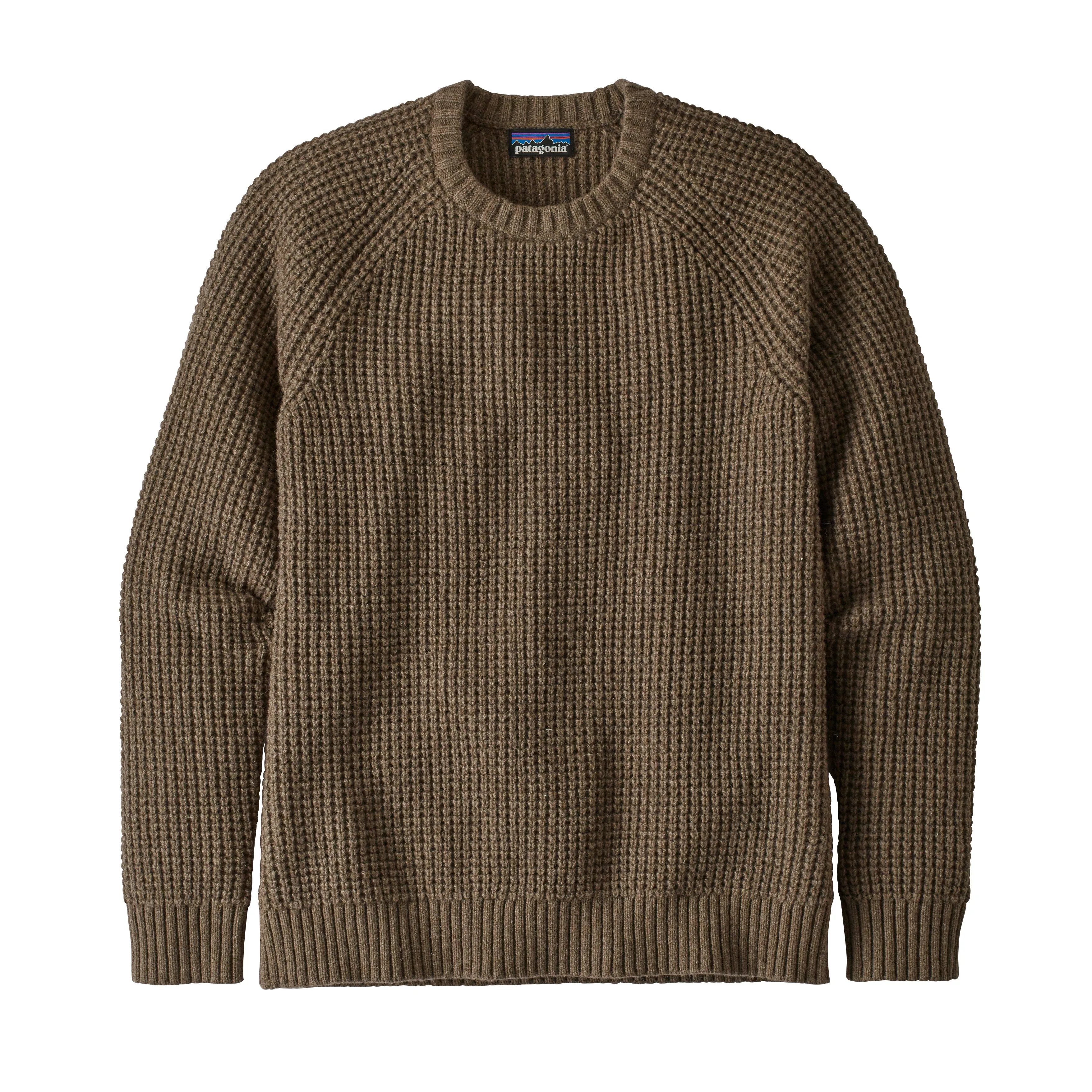 M's Recycled Wool Waffle Knit Sweater