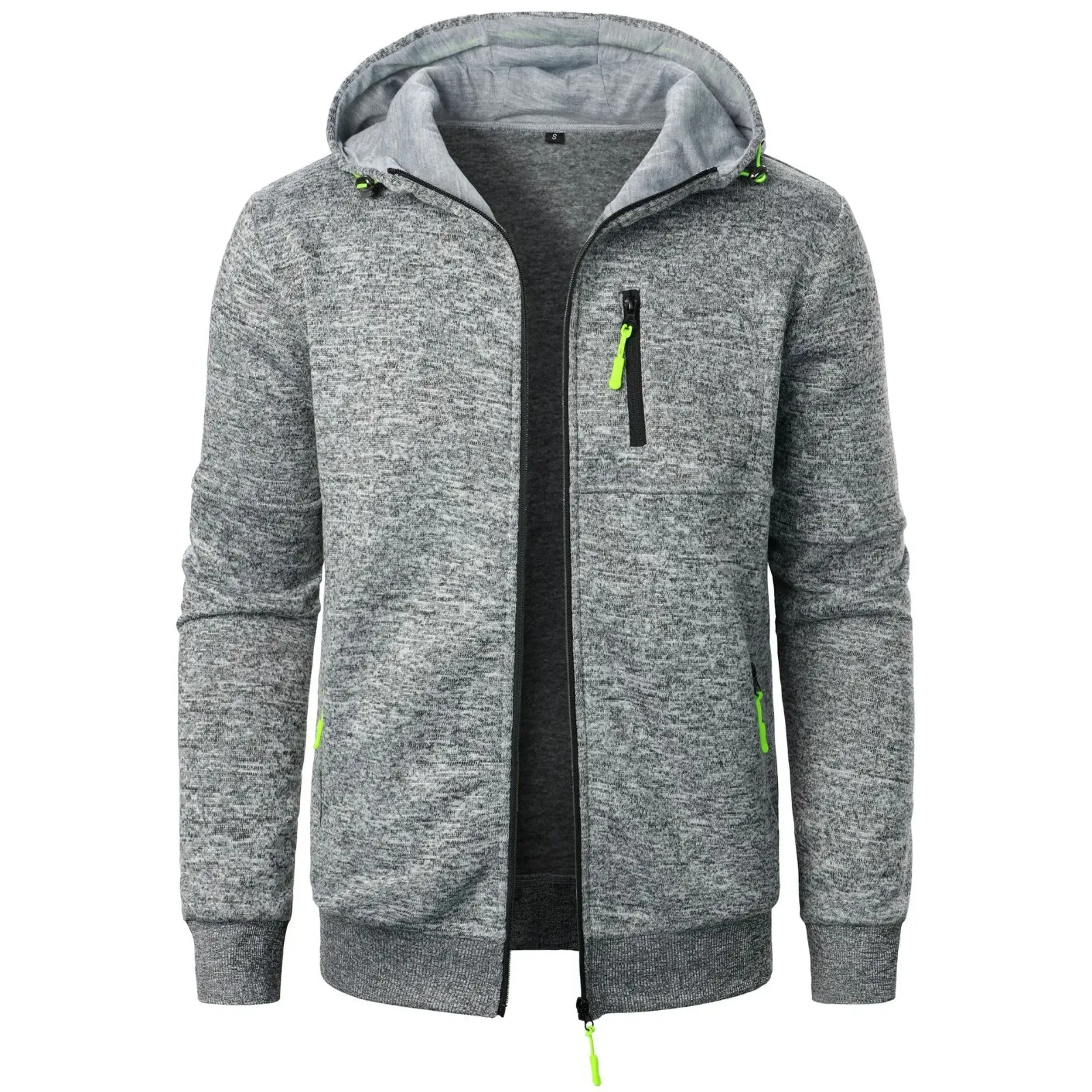 New Men's Sports Fitness Hooded Jacket | Casual Sweatshirt | Stylish Baseball Cardigan for All Seasons