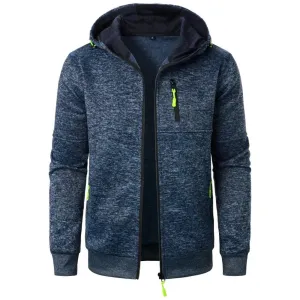 New Men's Sports Fitness Hooded Jacket | Casual Sweatshirt | Stylish Baseball Cardigan for All Seasons