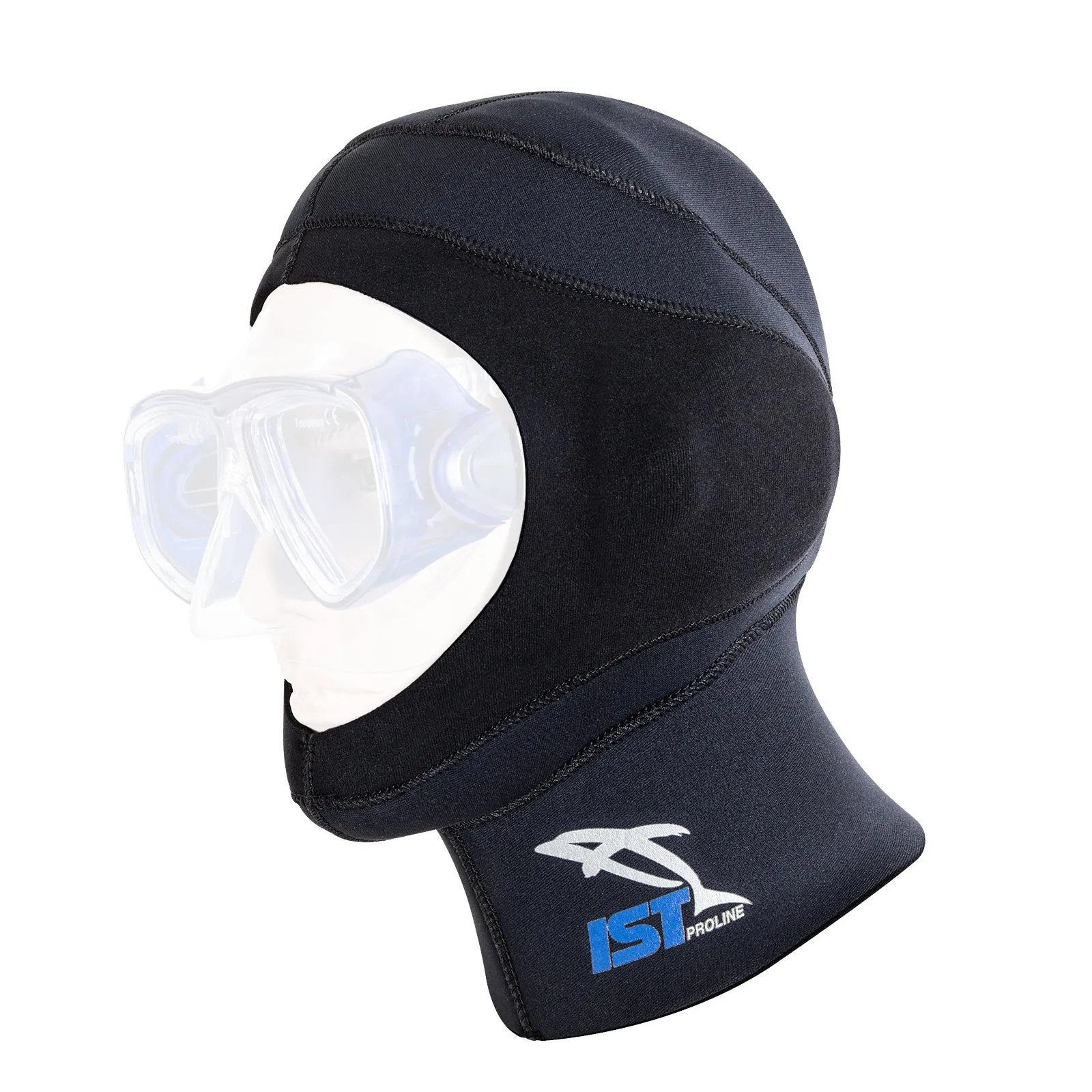 Open Box IST Dual-Layer 5 mm Neoprene Dive Hood, Size: Large