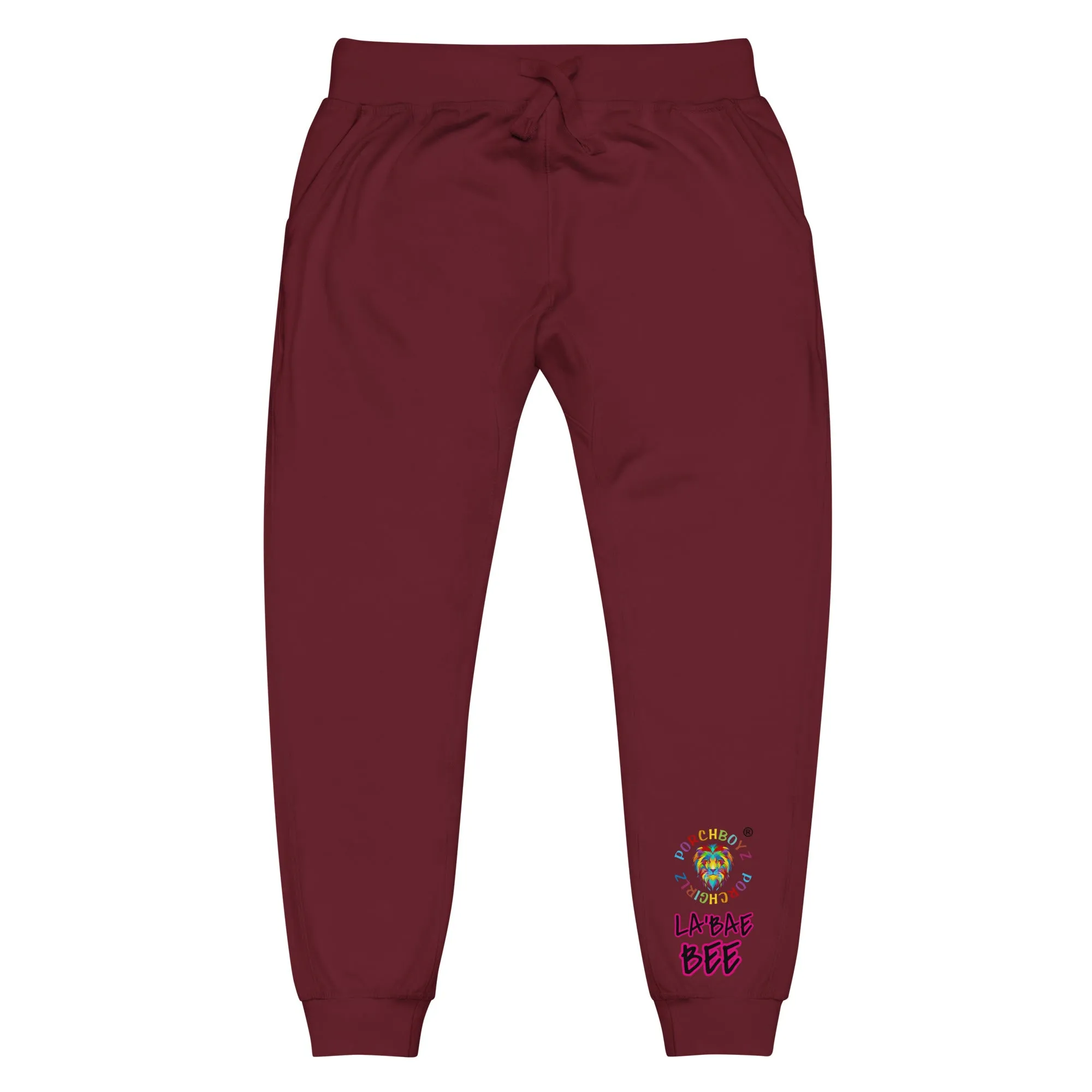 PORCHGIRLZ "La'Baebee" Collection Unisex fleece sweatpants