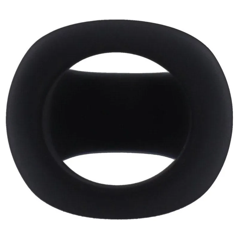 Stirrup Silicone Cock Ring Onyx