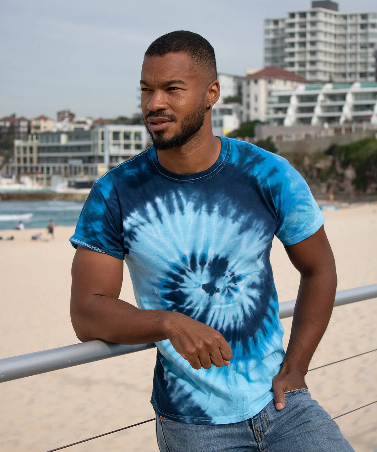 Tie-dye shirt | Crystal Carolina Blue