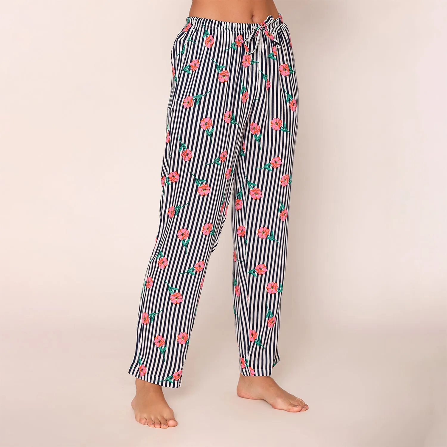 Women Printed Lower With Drawstring