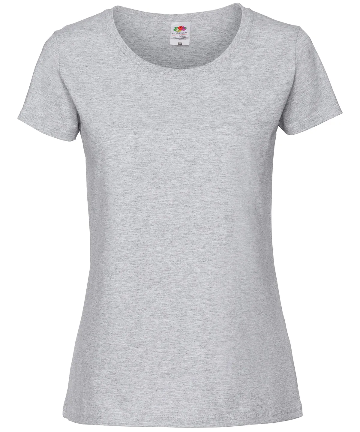 Womens Iconic 195 ringspun premium t-shirt | Heather Grey