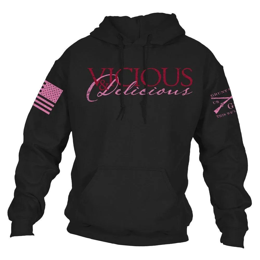 Women's Vicious & Delicious Hoodie - Black