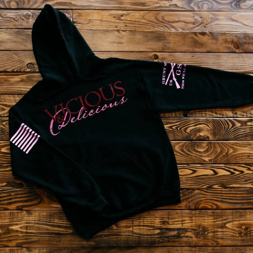 Women's Vicious & Delicious Hoodie - Black